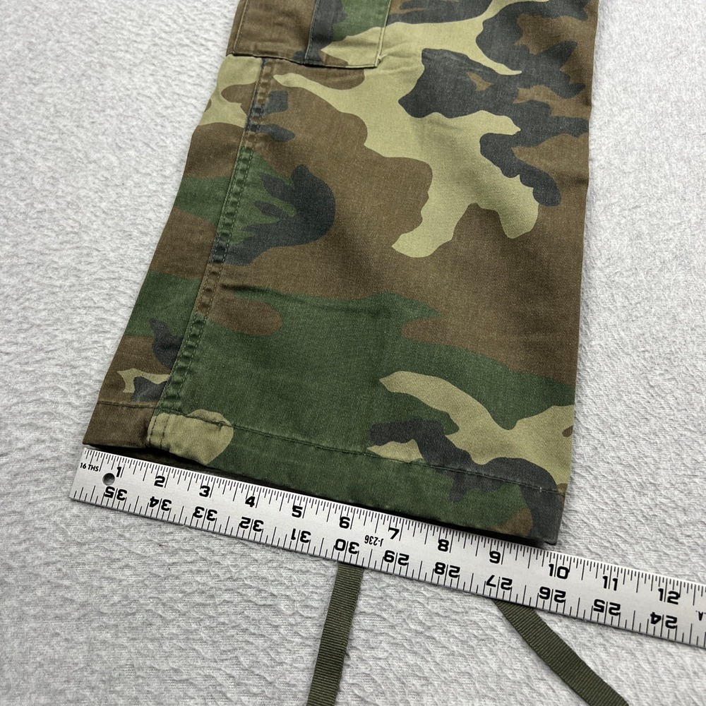NEW Rothco Paratrooper Cargo Pants Mens Large Regular Woodland Camo BDU Tactical - Picture 8 of 11